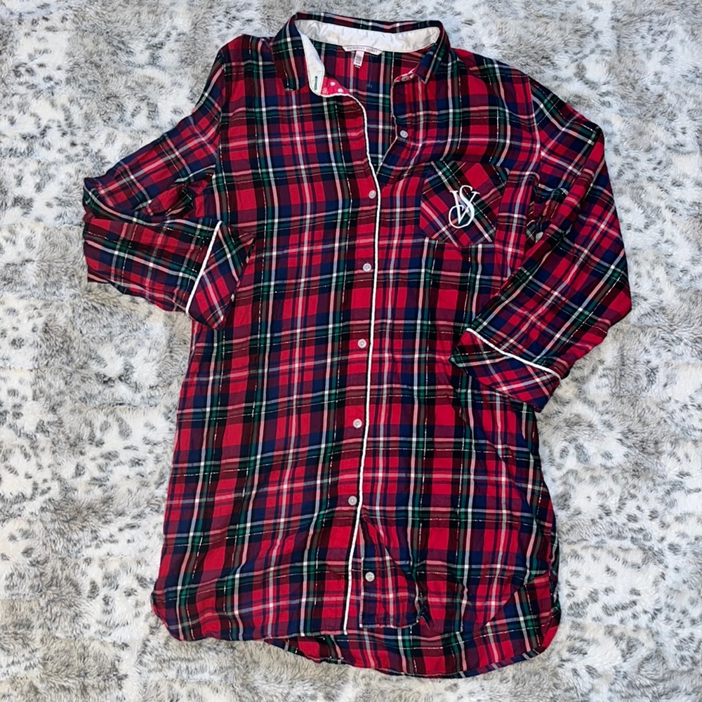 Victoria’s Secret button down sleep shirt